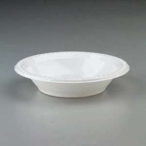  32 Ounces Round Plastic Bowls in White