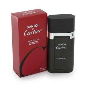  Santos for Men by Cartier EDT Natural Spray 3.3 oz Beauty