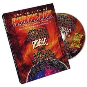    Magic DVD Worlds Greatest Magic   Finger Ring Magic Toys & Games
