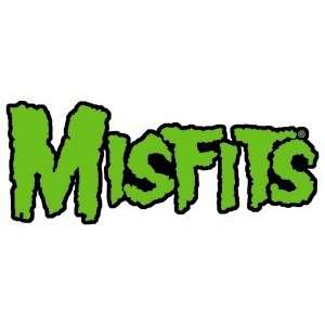 THE MISFITS GREEN LOGO EMBROIDERED PATCH 