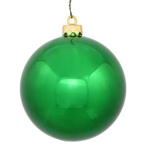  10 Green Shiny Ball Uv Shatterproof
