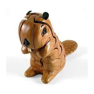 Wood Beaver Puzzle Toys & Games