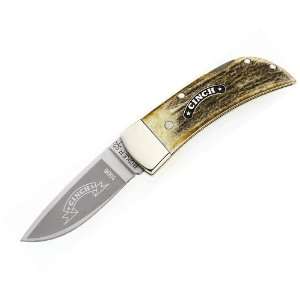   Handle Lockback Cinch Stainless Steel Blade Back Locking Pocket Knife