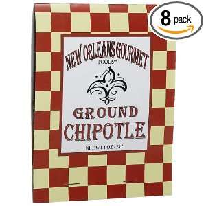 New Orleans Gourmet Foods Chipotle Pepper, Ground, 1 Ounce Bags (Pack 