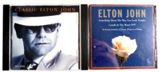 LOT OF 2 RARE ELTON JOHN // 1997 CANDLE IN WIND / CLASSIC ELTON JOHN 