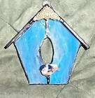 stained glass bird houses  
