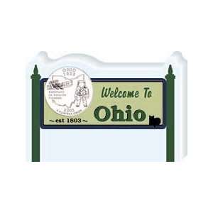    Keepsake, Wooden   OH State Quarter Holder 