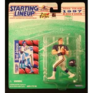 BRAD JOHNSON / MINNESOTA VIKINGS 1997 NFL Starting Lineup 