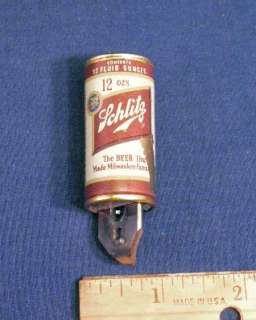 Vintage Schlitz Mini Beer Pop Can Opener Church Key Rare  