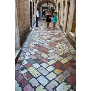  People on Cobblestones in Stari Grad (Old Town) by Richard 