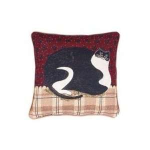 Fat Cat Warren Kimble Decorative Accent Throw Pillow 17 x 17 
