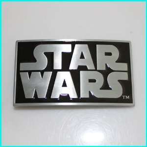  Pewter Belt Buckle Cartoon Star Wars Logo CA 052 