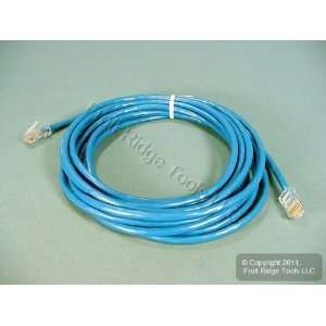  Leviton 52455 15L Category 5 Patch Cord 15 foot   Blue 
