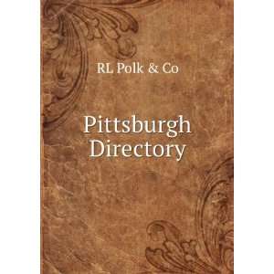  Pittsburgh Directory RL Polk & Co Books