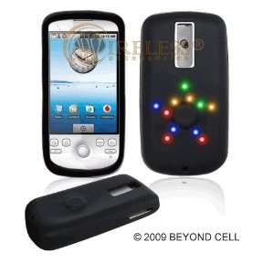 Solid Black with Star Design Signal Indicated Lights Silicone Skin 