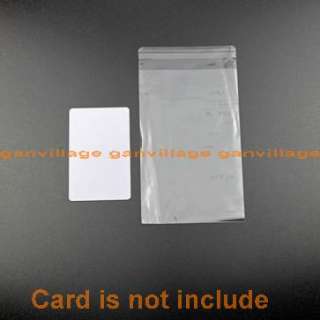 100 x Clear Self Adhesive Seal Plastic JEWELRY Spare Retail Packing 