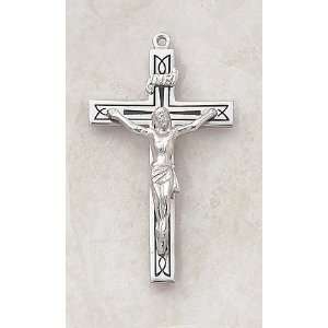 STERLING SILVER CRUCIFIX CATHOLIC RELIGIOUS FINE JEWELRY ROSARY 