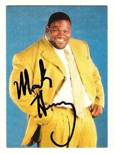 MARK HENRY 1999 SMACKDOWN AUTO SIGNED CARD WWE WWF  