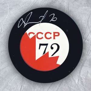  1972 Summit Series SIGNED CCCP/Canada Puck Sports Collectibles