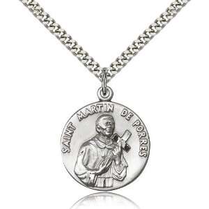  IceCarats Designer Jewelry Gift Sterling Silver St. Martin De Porres 