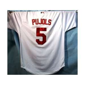  Alberto Pujols Signed Jersey #1