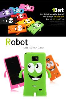 Samsung i9100 Galaxy S2 II ROBOT SILICON CASE COVER  
