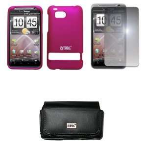   Cover Case + Mirror Screen Protector for HTC Thunderbolt Electronics