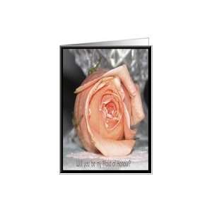  Peach Rose / Will you be my Maid of Honour? Card Health 