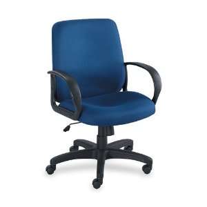  Safco Poise Collection Executive Mid Back Chair   Blue 