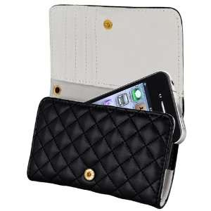  Leather Cell Phone Wallet Case, Black Cell Phones & Accessories