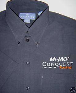 NEW CONQUEST RACING TEAM CREW SHORT SLEEVE SHIRT INDY 500/CART/CHAMP 