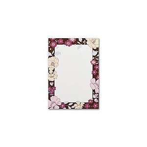  Masterpiece RandiS Flowers Flat Card   5 1/2 X 7 3/4   50 