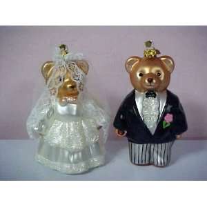   bride and groom set christmas ornaments 3 by 4