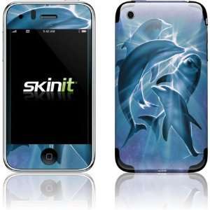  Gleaming Blue Dolphins skin for Apple iPhone 3G / 3GS 