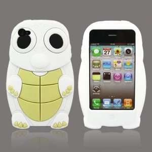  White Turtle Designs Silicone Case for Apple iPhone 4 / 4S 