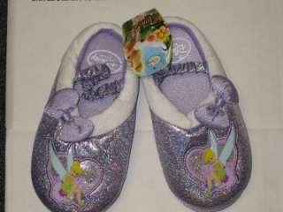   Fairy Purple Glitter Sparkly Slippers Shoes all sizes Toddlers  