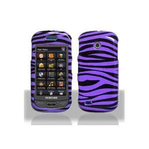  Samsung A597 Eternity II Graphic Case   Purple/Black Zebra 