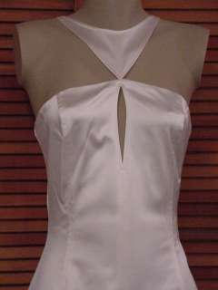 BN White EXOTIC Papell Boutique Spandex Dress size 10  