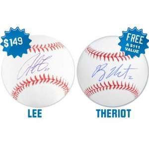  Derrek Lee Autographed Baseball Kit with a FREE Ryan 