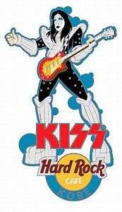 KISS Hard Rock Cafe Pin KOBE Ace Frehley Spaceman  