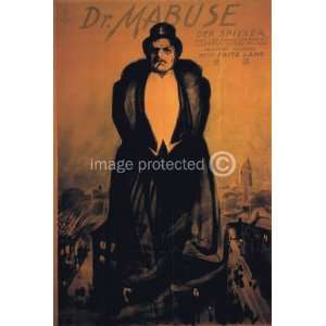  Dr Mabuse Der Spieler Vintage Movie Poster   11 x 17 Inch 