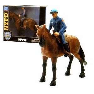  NYPD Policeman on Horse NYC Police Toy Figure Toys 