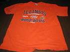 Fighting Illini Illinois 2008 Rose Bowl Mens Size Larg