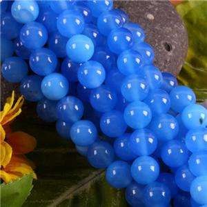 6mm Blue South American Topaz Round Loose Beads 15  