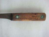 Hickory Old Antique Knife Texas Estate Wood Handle  