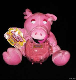   Plush Pink Pig Piggy Bank Crazy Sounds Flashing Lights NEW With Tags