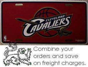 NBA Aluminum License Plate Cleveland Cavaliers NEW  