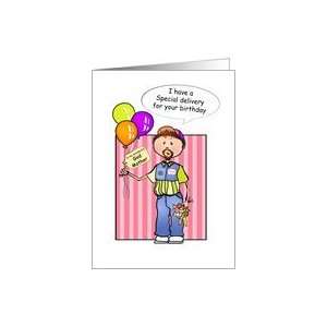  For God Mother Birthday Special Delivery Paper Greeting 