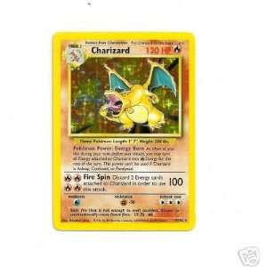  Pokemon Charizard 120hp 4/102 Card (1147c6) Toys & Games