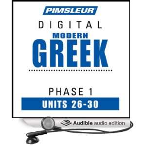  Greek (Modern) Phase 1, Unit 26 30 Learn to Speak and 